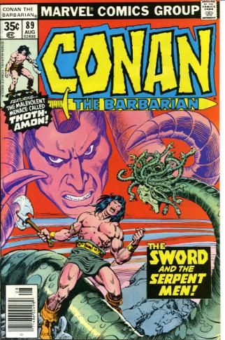 Conan the Barbarian, Vol. 1 The Sword and the Serpent Men! |  Issue#89A | Year:1978 | Series: Conan | Pub: Marvel Comics |