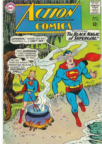 Action Comics, Vol. 1 The Secret Life Of Clark Kent! / The Black Magic Of Supergirl! |  Issue#324 | Year:1965 | Series:  | Pub: DC Comics |
