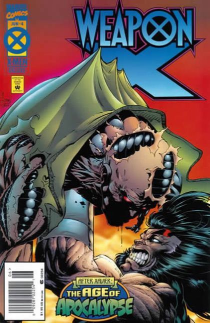 Weapon X, Vol. 1 Age of Apocalypse - Into the Maelstrom! |  Issue#4B | Year:1995 | Series: Weapon X | Pub: Marvel Comics | Newsstand Edition