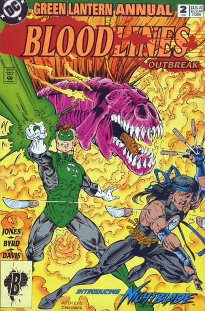 Green Lantern, Vol. 3 Annual Bloodlines - Where The Boys Are |  Issue#2A | Year:1993 | Series: Green Lantern | Pub: DC Comics | Direct Edition