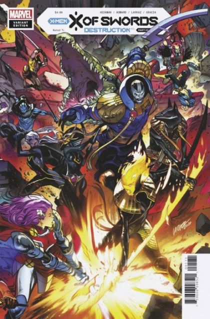 X of Swords: Destruction X of Swords - X of Swords, Part 22 |  Issue#1G | Year:2020 | Series:  | Pub: Marvel Comics | Pepe Larraz Connecting Variant