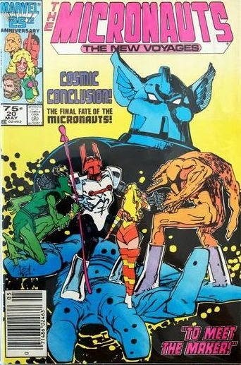 Micronauts, Vol. 2 WorldHome |  Issue#20B | Year:1986 | Series: Micronauts | Pub: Marvel Comics | Newsstand Edition