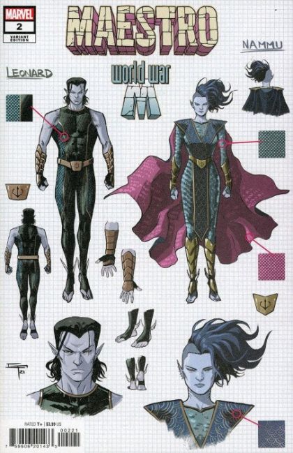Maestro: World War M Part Two: Curtains |  Issue#2B | Year:2022 | Series:  | Pub: Marvel Comics | German Peralta Design Cover