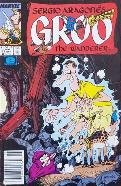 Groo the Wanderer, Vol. 2 Rufferto's Magic Wish |  Issue#77B | Year:1991 | Series: Groo | Pub: Marvel Comics | Newsstand Edition