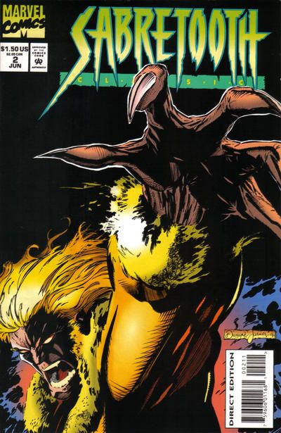 Sabretooth Classic Slasher |  Issue#2A | Year:1994 | Series: Sabretooth | Pub: Marvel Comics | Direct Edition