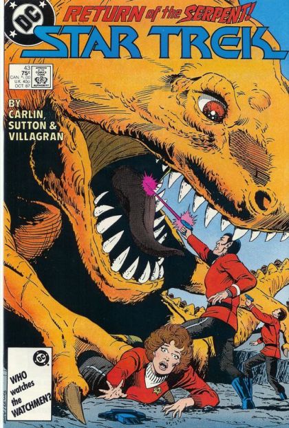 Star Trek, Vol. 1 The Return of the Serpent, Part I: Paradise Lost |  Issue#43A | Year:1987 | Series: Star Trek | Pub: DC Comics | Direct Edition