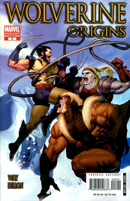 Wolverine: Origins Savior, Part 3 |  Issue#8B | Year:2006 | Series: Wolverine | Pub: Marvel Comics | Variant Cover