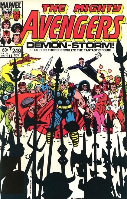 The Avengers, Vol. 1 The Snows of Summer |  Issue#249A | Year:1984 | Series: Avengers | Pub: Marvel Comics | Direct Edition