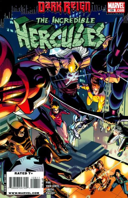 Incredible Hercules Dark Reign - Gauntlet |  Issue#128A | Year:2009 | Series: Hercules | Pub: Marvel Comics | David Williams Regular Cover