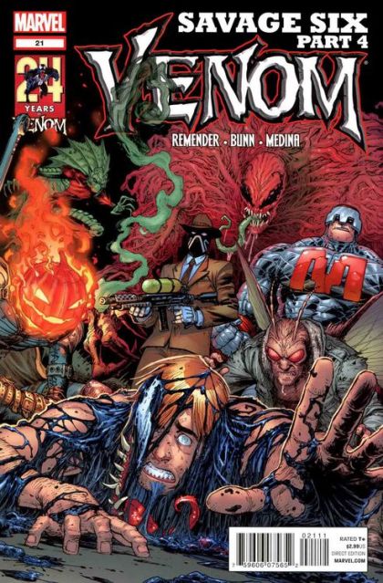 Venom, Vol. 2 Savage Six, Part 4: Best Laid Plans... |  Issue#21A | Year:2012 | Series: Venom | Pub: Marvel Comics | Tony Moore Regular