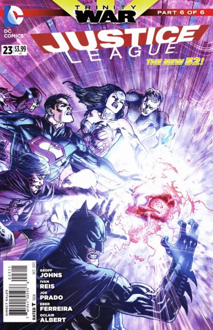 Justice League, Vol. 1 Trinity War - Chapter Six: Conclusion |  Issue#23A | Year:2013 | Series: Justice League | Pub: DC Comics | Doug Mahnke Regular Cover