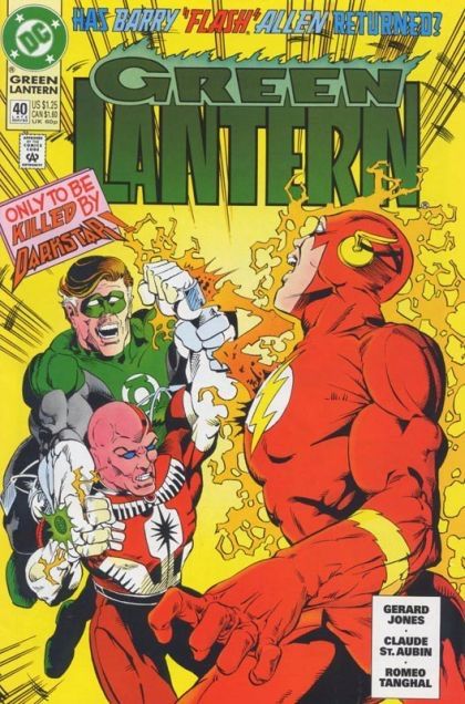 Green Lantern, Vol. 3 A Flash of Evil |  Issue#40A | Year:1993 | Series: Green Lantern | Pub: DC Comics | Direct Edition