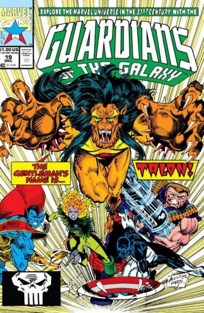 Guardians of the Galaxy, Vol. 1 The Gentlemen's Name Is Talon |  Issue#19A | Year:1991 | Series: Guardians of the Galaxy | Pub: Marvel Comics | Direct Edition