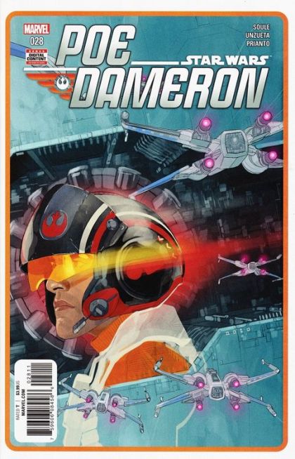 Poe Dameron The Awakening, Part 3 |  Issue#28 | Year:2018 | Series: Star Wars | Pub: Marvel Comics | Phil Noto Regular Cover