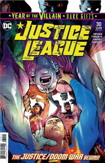 Justice League, Vol. 3 Year of the Villain - Justice / Doom War, Justice / Doom War Part 1 |  Issue#30A | Year:2019 | Series: Justice League | Pub: DC Comics | Francis Manapul Regular