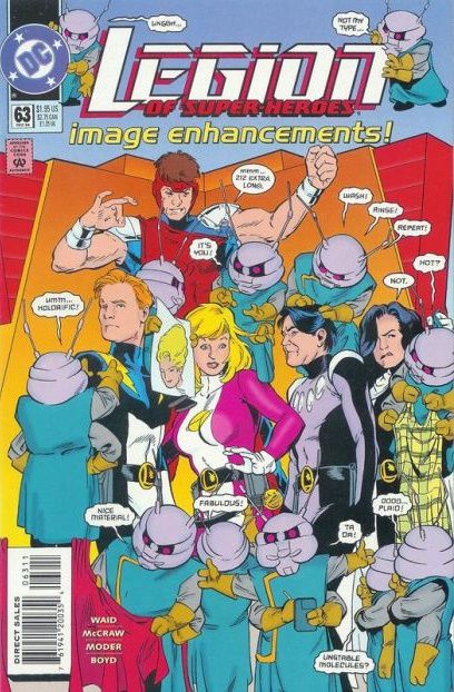 Legion of Super-Heroes, Vol. 4 Things At Hand |  Issue#63A | Year:1994 | Series: Legion of Super-Heroes | Pub: DC Comics | Direct Edition