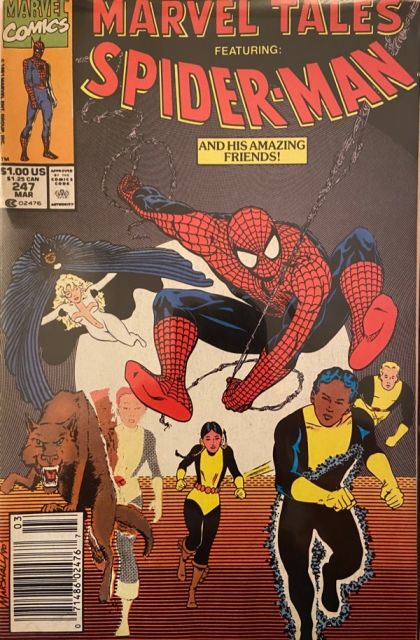 Marvel Tales, Vol. 2 The Hunters and the Hunted! |  Issue#247B | Year:1991 | Series: Spider-Man | Pub: Marvel Comics | Newsstand Edition