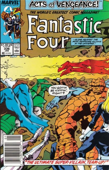 Fantastic Four, Vol. 1 Acts of Vengeance - Dark Congress! |  Issue#336B | Year:1989 | Series: Fantastic Four | Pub: Marvel Comics |