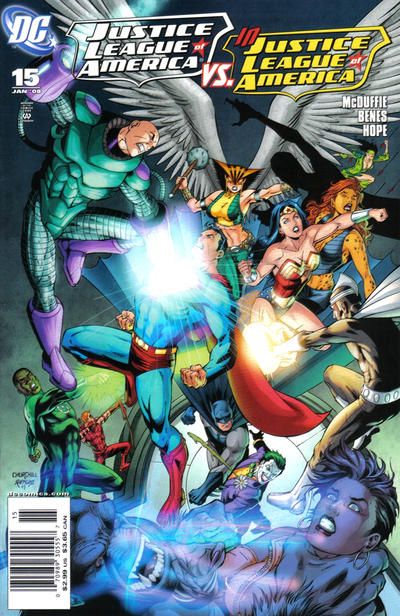 Justice League of America, Vol. 2 Unlimited - Chapter 4: Unleashed |  Issue#15B | Year:2008 | Series: Justice League | Pub: DC Comics | Newsstand Edition