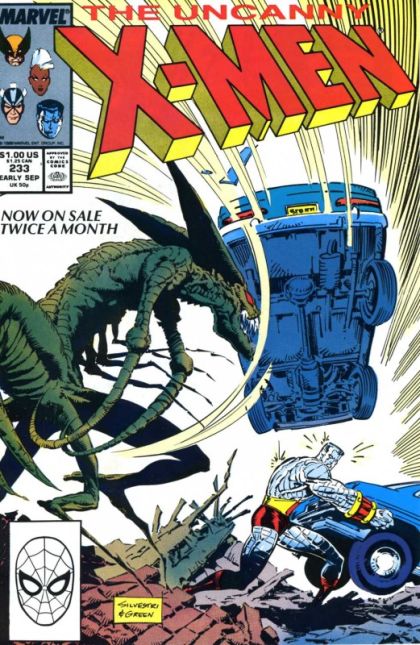 Uncanny X-Men, Vol. 1 Dawn Of Blood |  Issue#233A | Year:1988 | Series: X-Men | Pub: Marvel Comics | Direct Edition