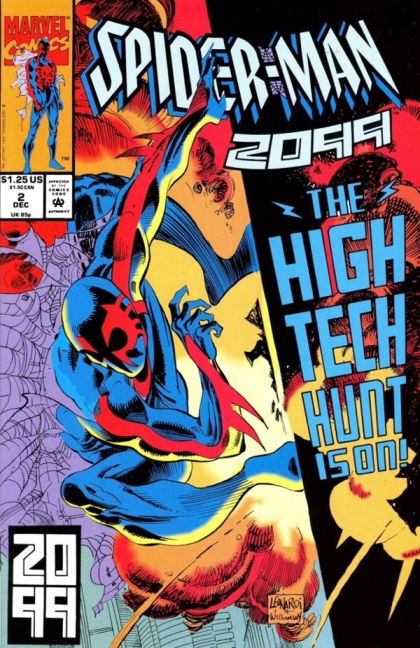 Spider-Man 2099, Vol. 1 Nothing Ventured... |  Issue#2A | Year:1992 | Series:  | Pub: Marvel Comics | Direct Edition