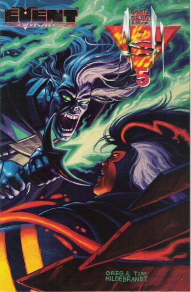 Ash Dont Fear The Reaper |  Issue#5 | Year:1995 | Series:  | Pub: Event Comics | Double Wraparound Cover
