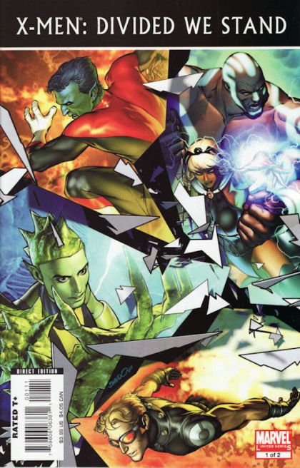 X-Men: Divided We Stand Divided We Stand - Danger Room |  Issue#1 | Year:2008 | Series: X-Men | Pub: Marvel Comics | Direct Edition