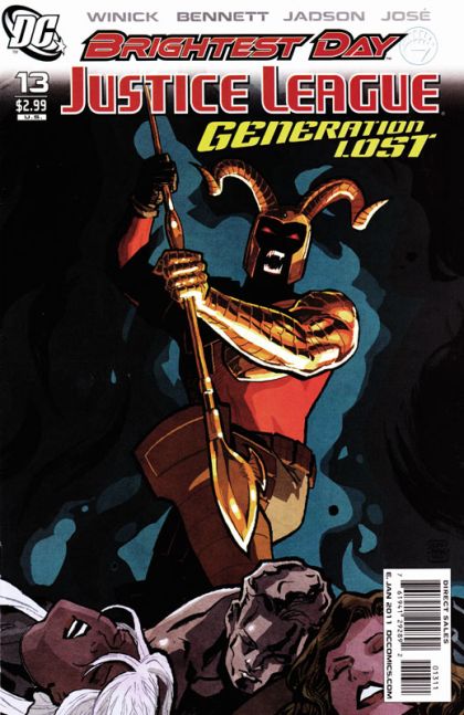 Justice League: Generation Lost Brightest Day - Generation Lost, Old Soldiers |  Issue#13A | Year:2010 | Series:  | Pub: DC Comics | Cliff Chiang Regular Cover