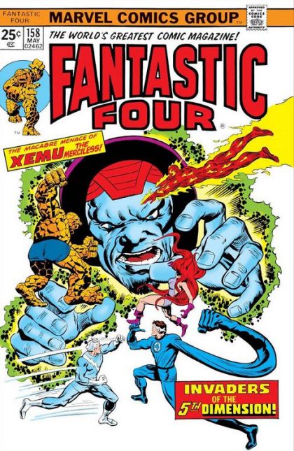 Fantastic Four, Vol. 1 Invasion From the 5th (Count It, 5th!) Dimension |  Issue#158A | Year:1975 | Series: Fantastic Four | Pub: Marvel Comics | Regular Edition