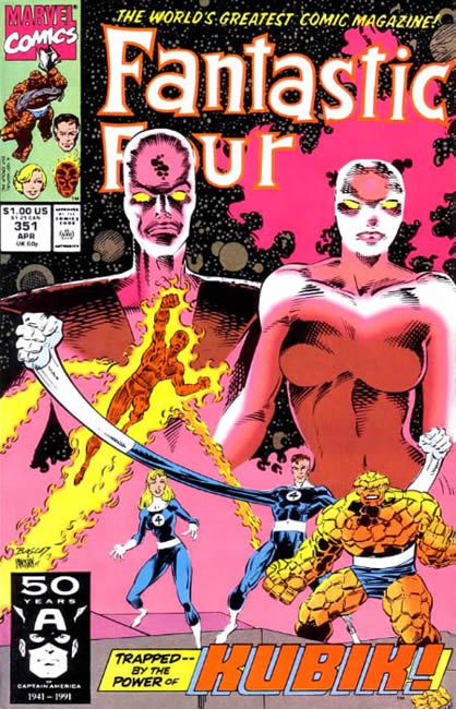 Fantastic Four, Vol. 1 Strange Interlude |  Issue#351A | Year:1991 | Series: Fantastic Four | Pub: Marvel Comics | Direct Edition