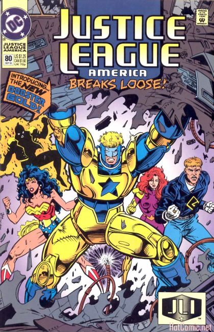 Justice League / International / America Running From Justice |  Issue#80A | Year:1993 | Series: Justice League | Pub: DC Comics | Direct Edition
