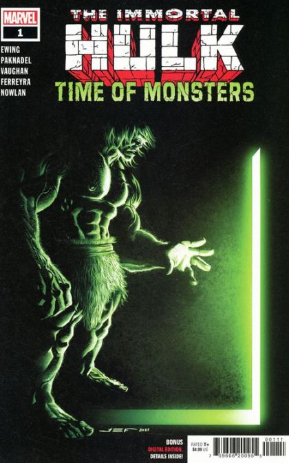 The Immortal Hulk: Time of Monsters Time of Monsters / A Little Fire |  Issue#1A | Year:2021 | Series:  | Pub: Marvel Comics | Regular Juan Ferreyra Cover