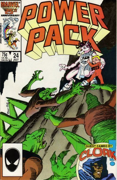 Power Pack, Vol. 1 When You Wish Upon A Star! |  Issue#24A | Year:1986 | Series: Power Pack | Pub: Marvel Comics | Direct Edition