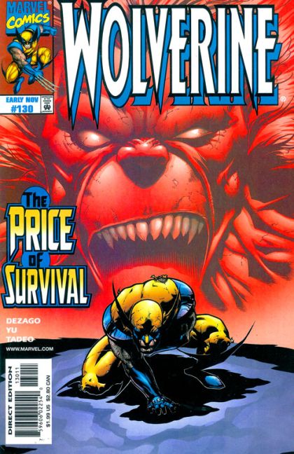 Wolverine, Vol. 2 ...To Survive! |  Issue#130A | Year:1998 | Series: Wolverine | Pub: Marvel Comics |