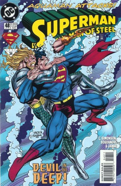 Superman: The Man of Steel Here Be Monsters |  Issue#48A | Year:1995 | Series: Superman | Pub: DC Comics | Direct Edition