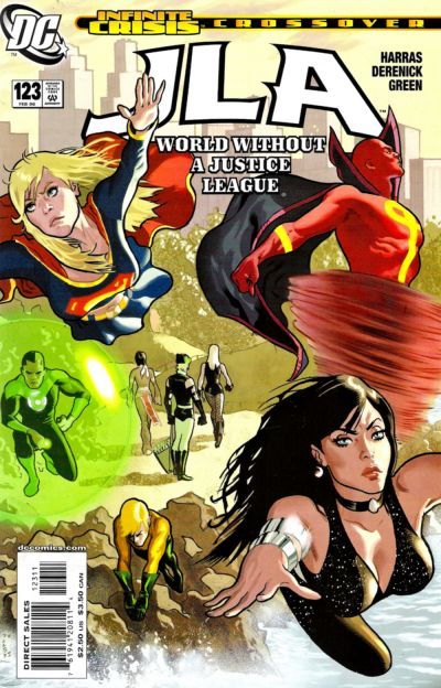 JLA Infinite Crisis - World Without A Justice League, Key Encounters |  Issue#123A | Year:2006 | Series: JLA | Pub: DC Comics | Direct Edition