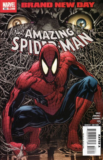 The Amazing Spider-Man, Vol. 2 Brand New Day, Part 8: Freak-Out! |  Issue#553A | Year:2008 | Series: Spider-Man | Pub: Marvel Comics | Phil Jiménez Regular