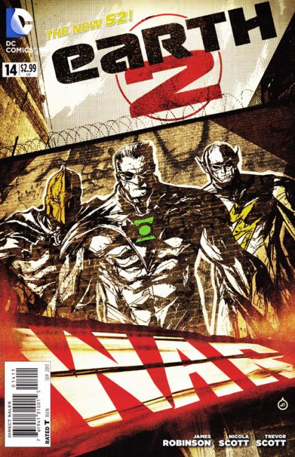 Earth 2 Battle Cry |  Issue#14A | Year:2013 | Series:  | Pub: DC Comics | Juan Doe Regular Cover