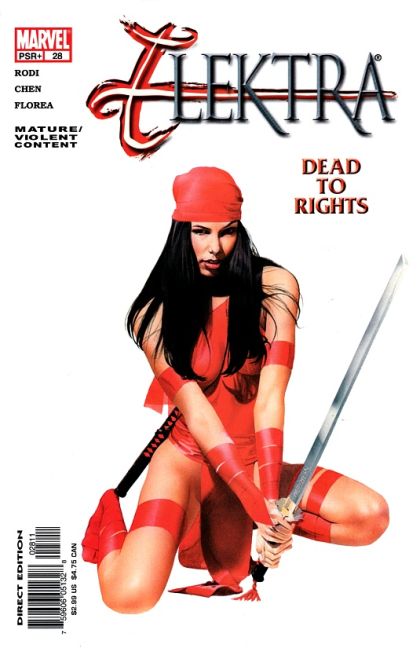 Elektra, Vol. 2 Dead to Rights |  Issue#28A | Year:2003 | Series: Elektra | Pub: Marvel Comics | Direct Edition