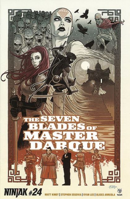 Ninjak, Vol. 3 The Seven Blades of Master Darque, Part 2 |  Issue#24A | Year:2017 | Series: Ninjak | Pub: Valiant Entertainment | Ben Bodenheim Cover