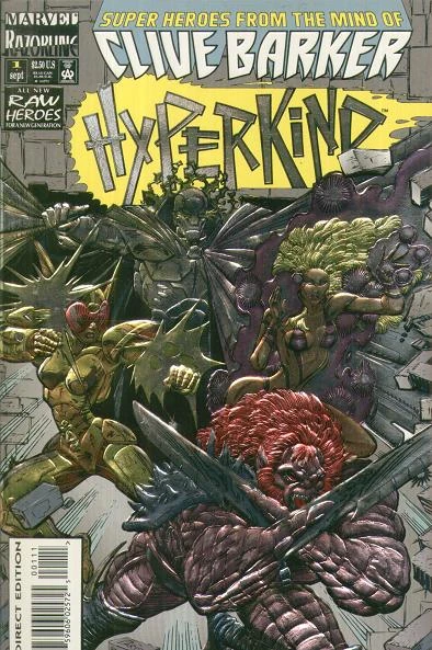 Hyperkind Paxis Reborn, [Ectokid Preview] |  Issue#1A | Year:1993 | Series: Clive Barker | Pub: Marvel Comics | Direct Edition