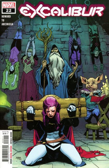 Excalibur, Vol. 4 Treasures of Britain |  Issue#22A | Year:2021 | Series: Excalibur | Pub: Marvel Comics | Regular Mahmud Asrar Cover