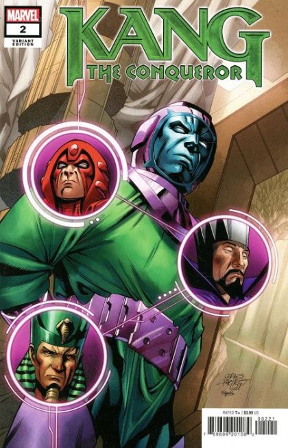 Kang the Conqueror Only Myself Left to Conquer, "Only Myself Left To Conquer" |  Issue#2B | Year:2021 | Series:  | Pub: Marvel Comics | Variant Carlos Pacheco Cover