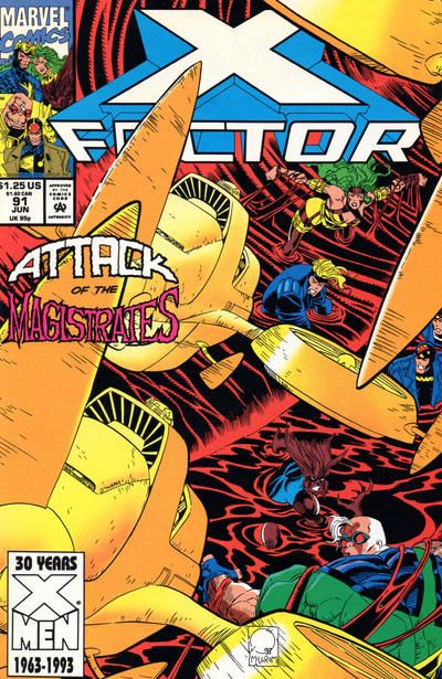 X-Factor, Vol. 1 Underpinnings |  Issue#91A | Year:1993 | Series: X-Factor | Pub: Marvel Comics | Direct Edition