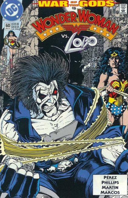 Wonder Woman, Vol. 2 War of the Gods - Part 19: Blood and Sand |  Issue#60A | Year:1991 | Series: Wonder Woman | Pub: DC Comics | Direct Edition