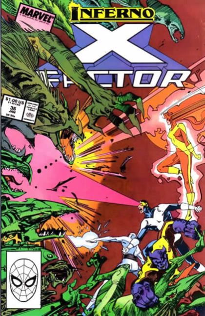 X-Factor, Vol. 1 Inferno - Transformations! |  Issue#36A | Year:1988 | Series: X-Factor | Pub: Marvel Comics |