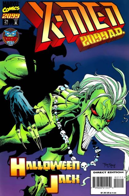 X-Men 2099 Unreallity Bites |  Issue#21A | Year:1995 | Series: X-Men | Pub: Marvel Comics | Direct Edition