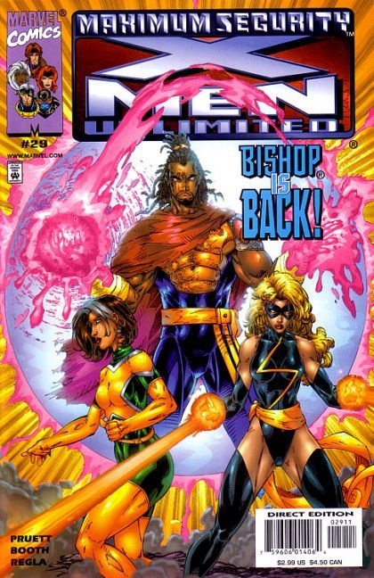 X-Men Unlimited, Vol. 1 Maximum Security - Part 17: Renewed Asquaintances; Tempered Steel |  Issue#29A | Year:2000 | Series: X-Men | Pub: Marvel Comics | Direct Edition