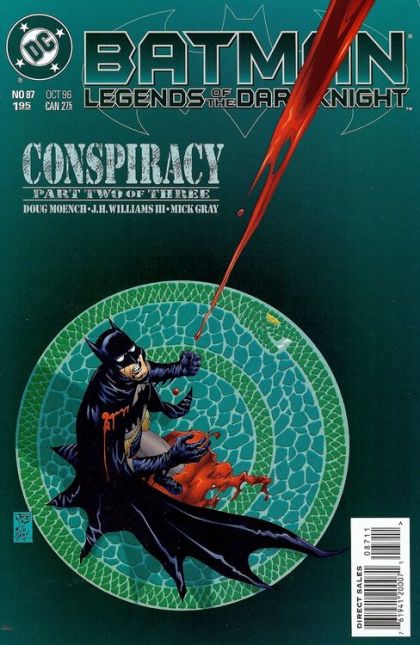 Batman: Legends of the Dark Knight Conspiracy, Part 2 |  Issue#87A | Year:1996 | Series:  | Pub: DC Comics | Direct Edition
