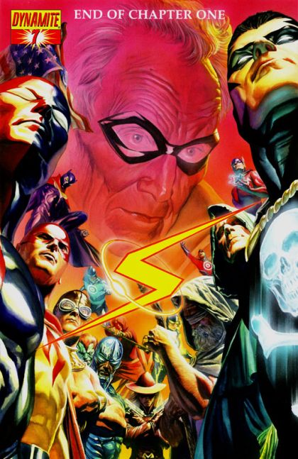 Project Superpowers: Chapter One ...Througout All The Land Unto All The Inhabitants Thereof... |  Issue#7A | Year:2008 | Series: Project Superpowers | Pub: Dynamite Entertainment | Regular Alex Ross Cover